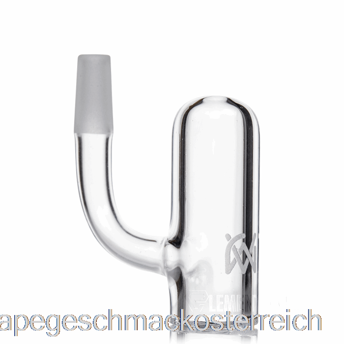 MJ Arsenal 10 Mm Premium Quarz Kaltstarter Drip Bucket Banger Silber – Half Weld Vape-Geschmack